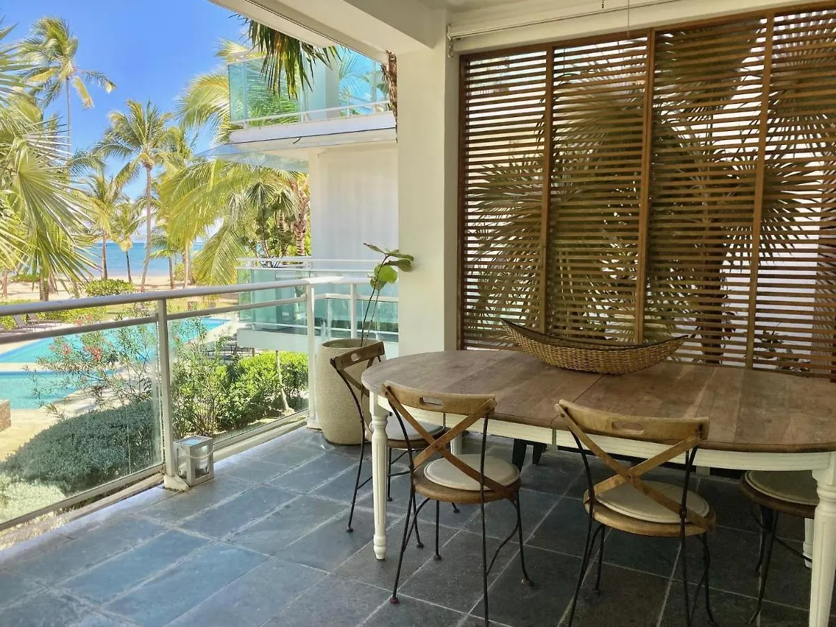 Stunning Beachfront Condo With Private Beach, Las Terrenas-El Limon